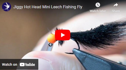Tying the Jiggy Hot Head Mini Leech Fly Fishing Fly